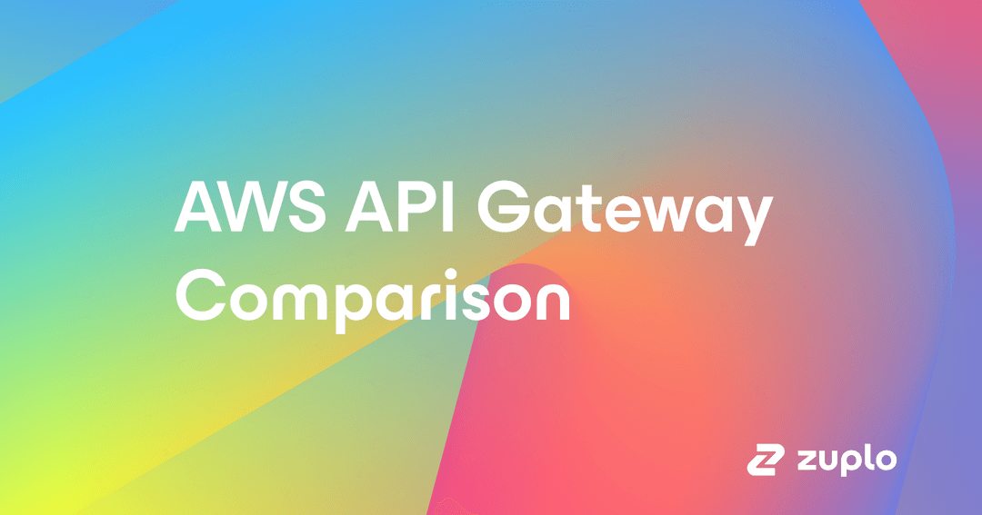 AWS API gateway comparison