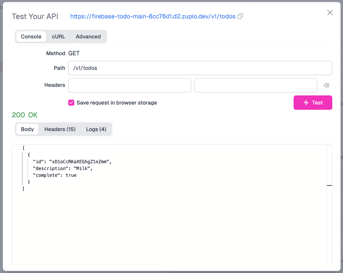 testing outbound policy