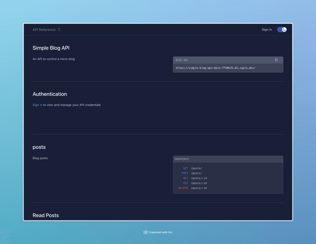 New developer portal