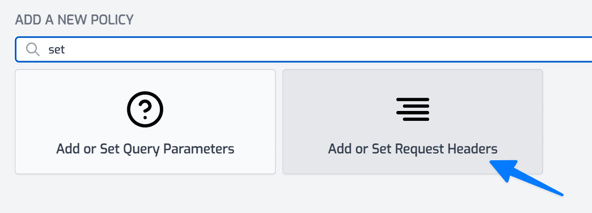 Add or Set Request Headers