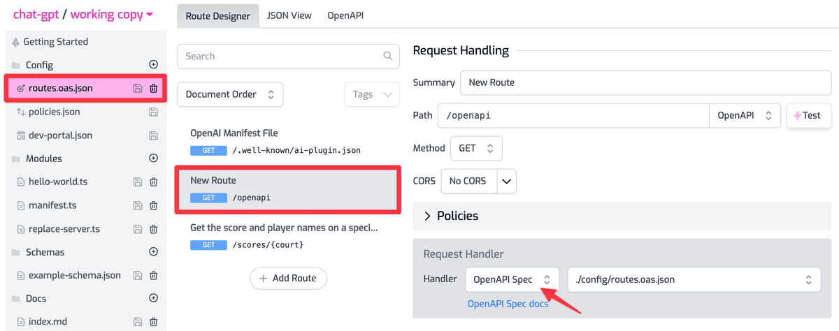 Import OpenAPI