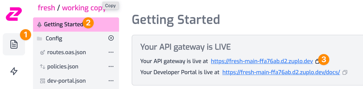 Gateway URL