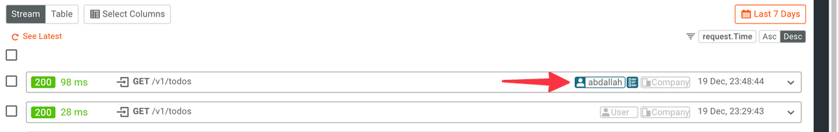 Check data in Moesif