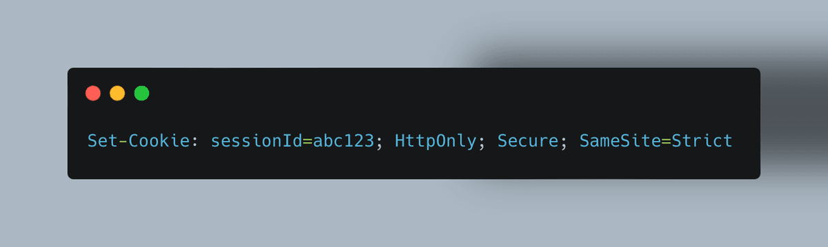 secure cookies with flags