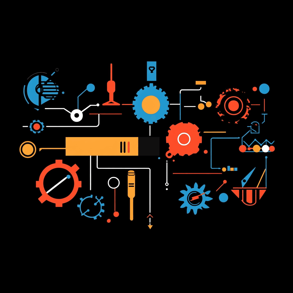abstract graphic of documentation framework