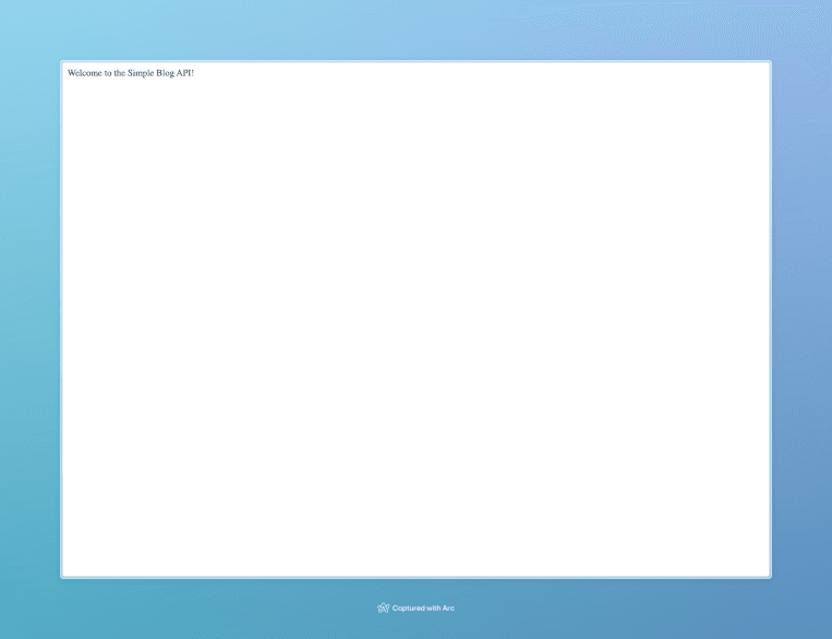 Default spring page response