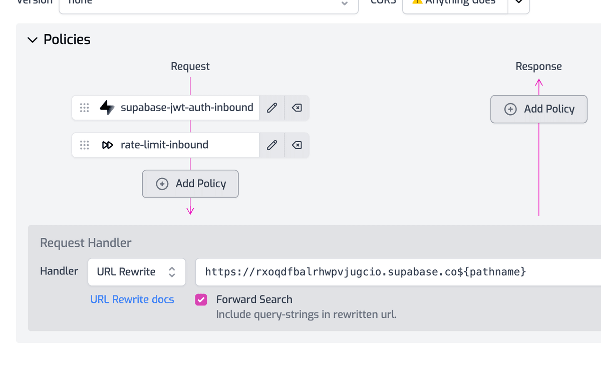 Rate Limit Policy