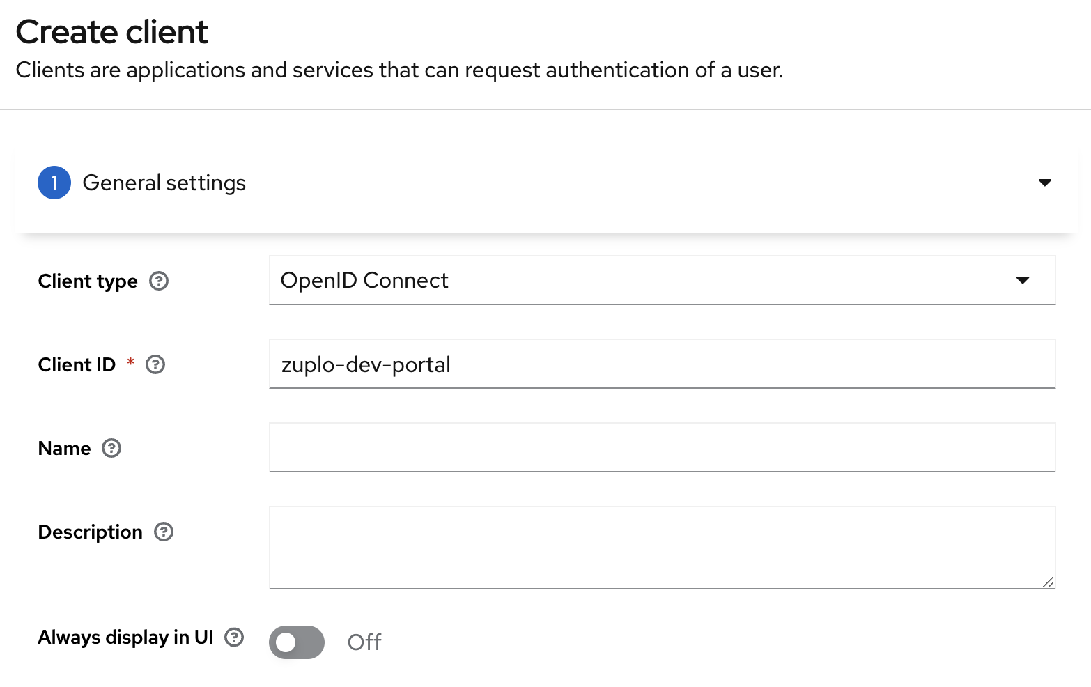 Keycloak Client