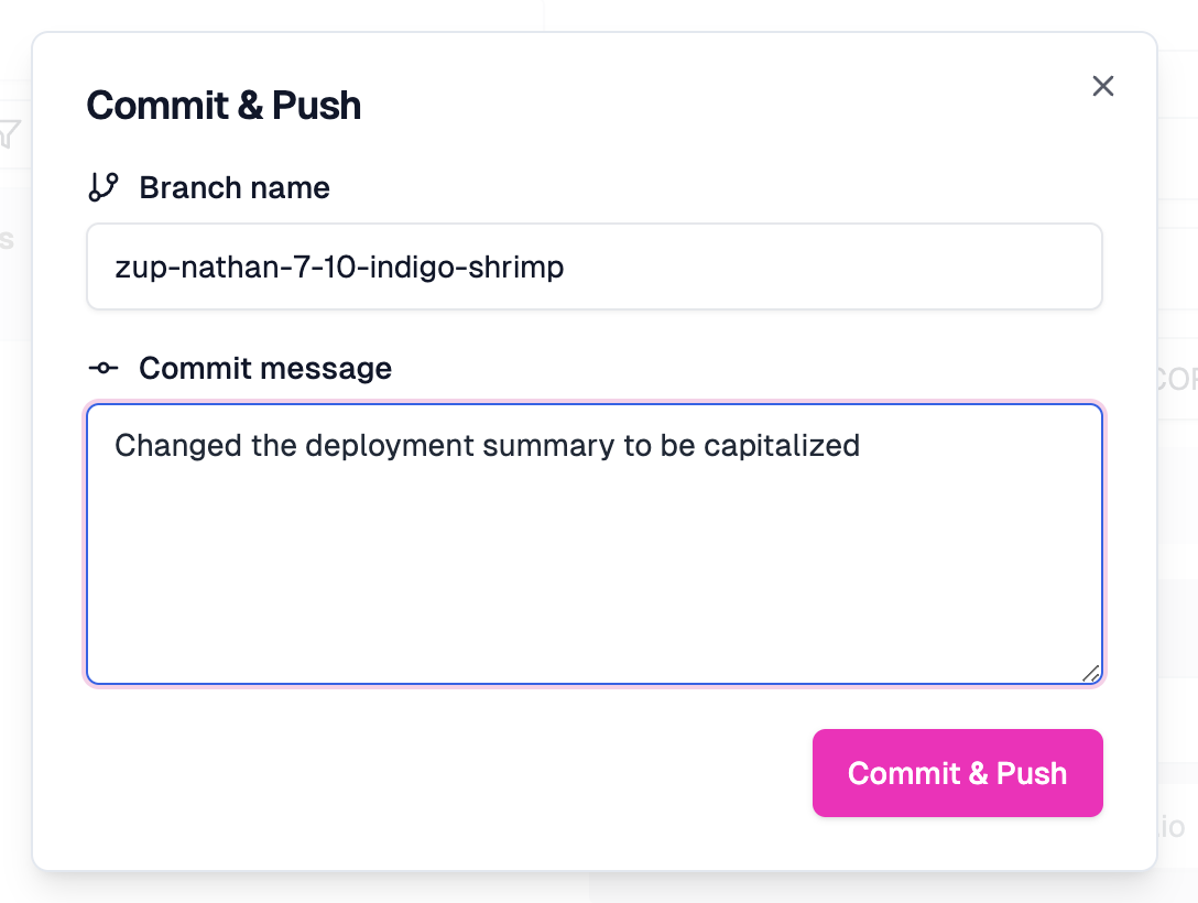 Change Summary