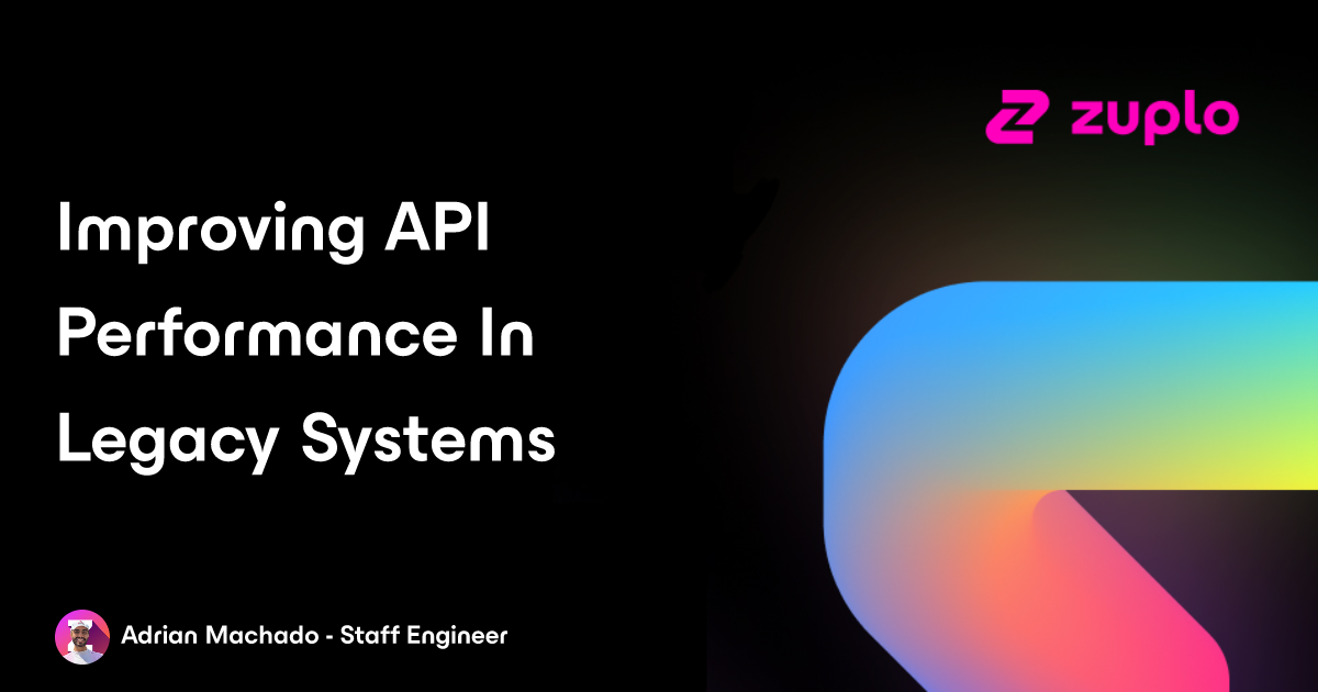 Improving API Performance In Legacy Systems: A Guide for API Developers