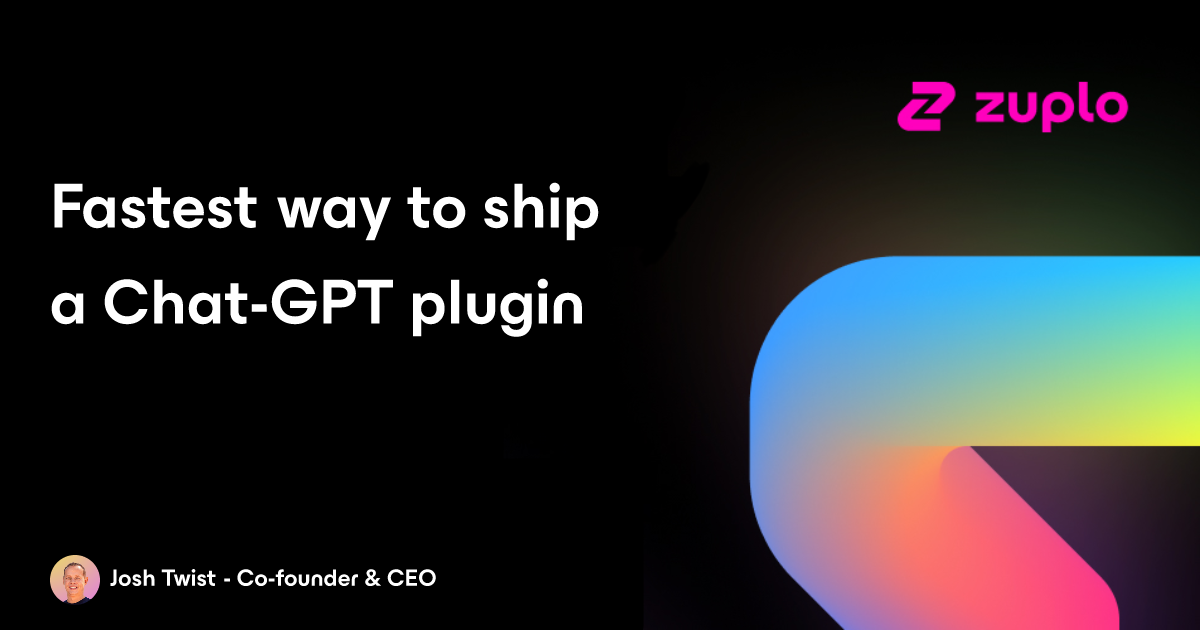 Fastest way to ship a ChatGPT plugin
