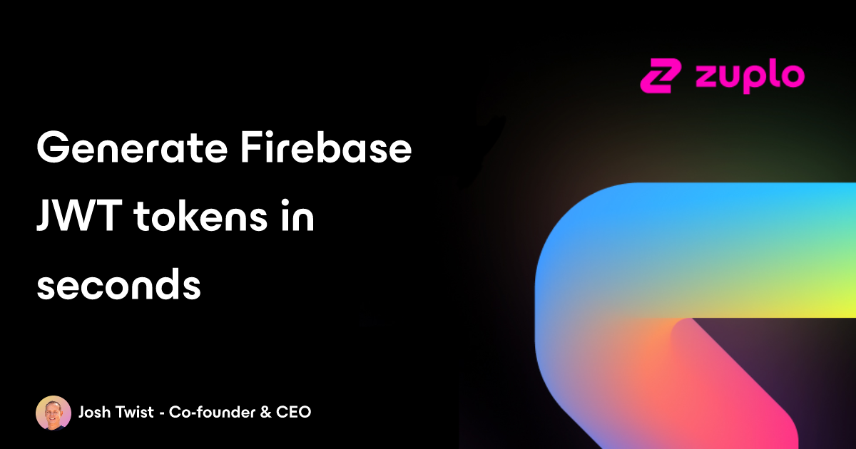Generate Firebase JWT tokens in seconds