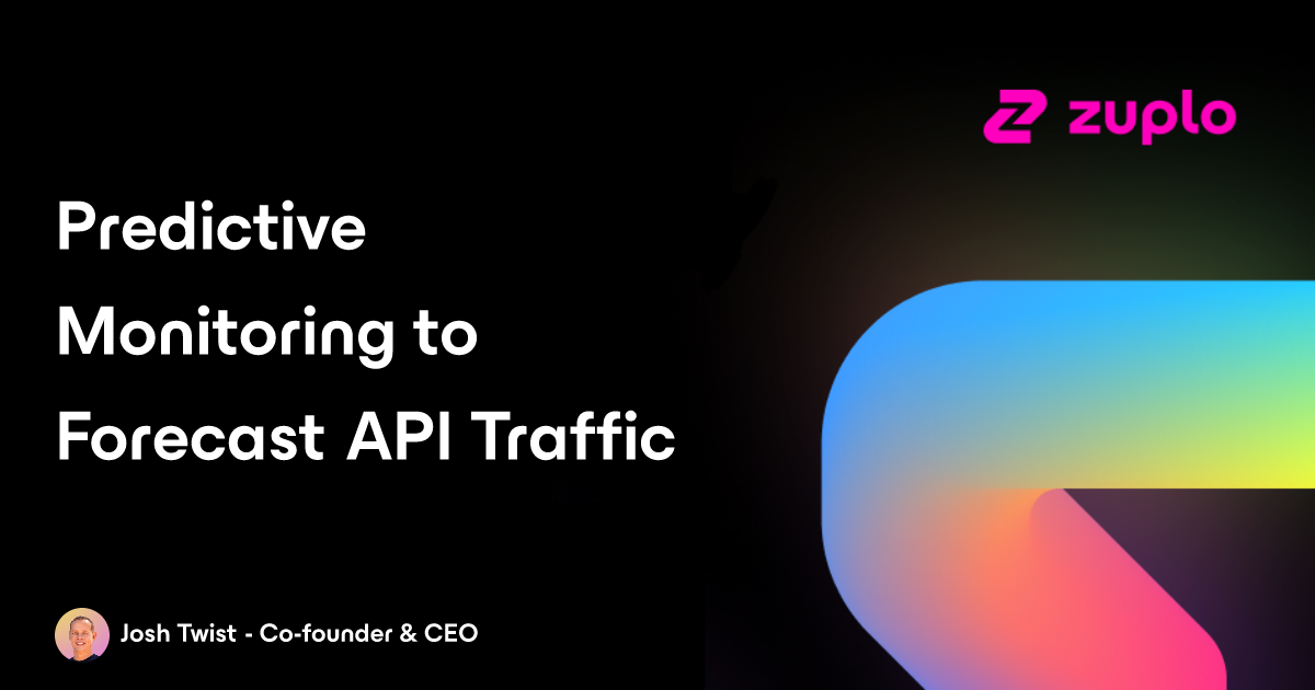 Using Predictive Monitoring to Forecast API Traffic