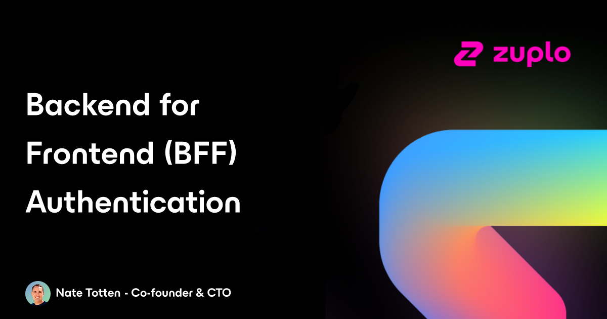 Backend for Frontend (BFF) Authentication