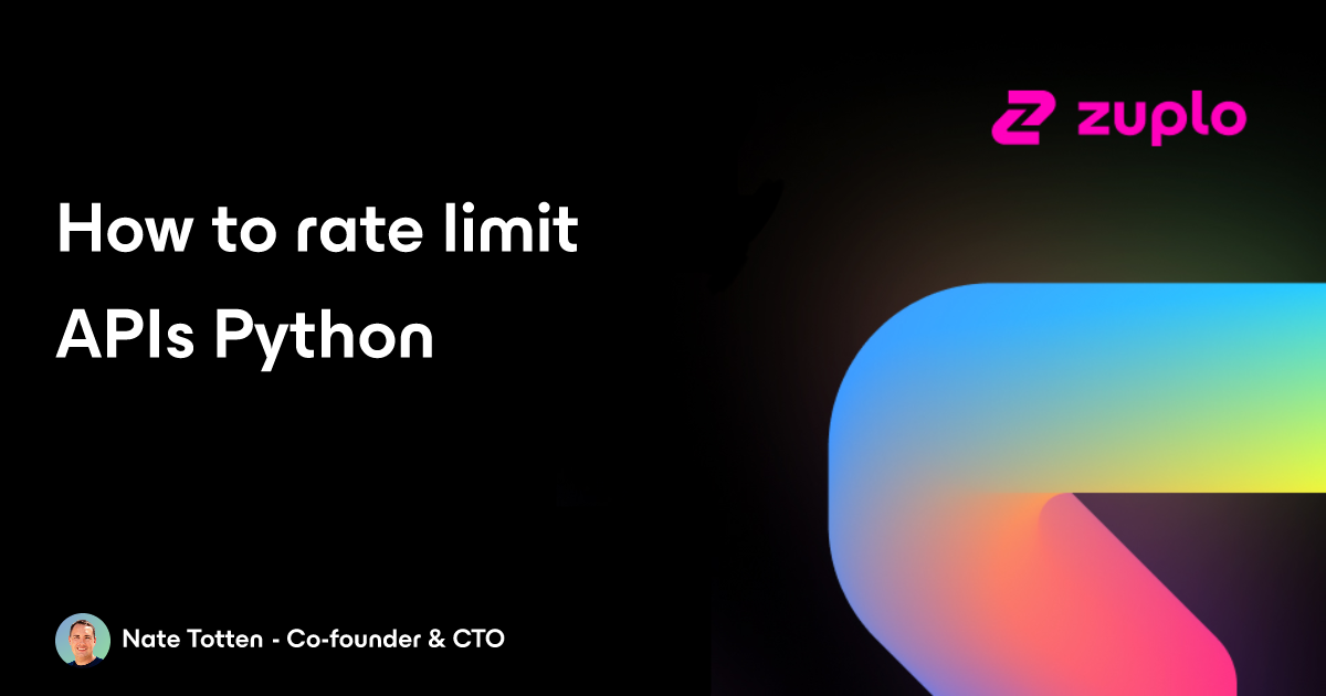 How to rate limit APIs in Python