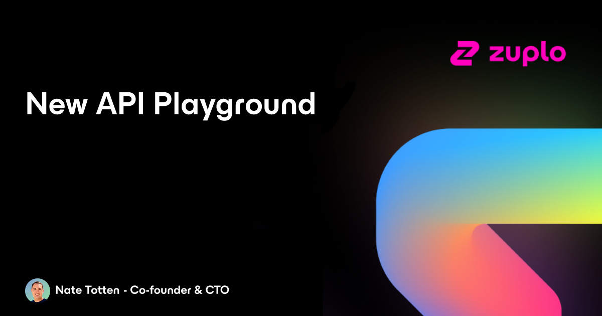 New API Playground in the Zuplo Developer Portal